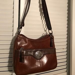 Gianni Bernini Brown Leather Purse
